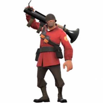 Soldier has a day with Demo