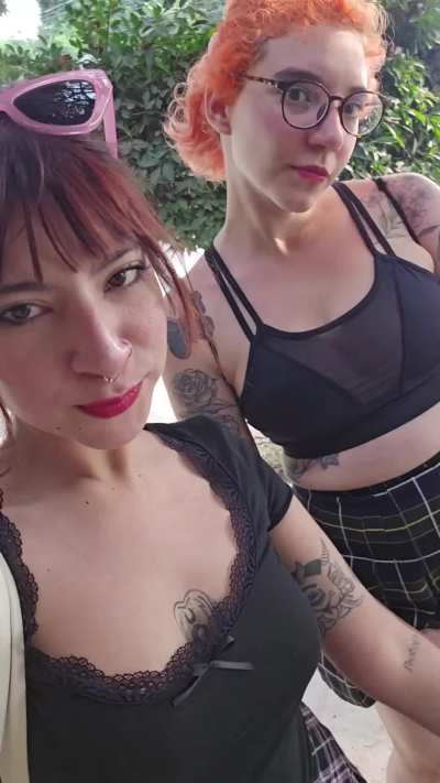 Just a pair or redheads having fun