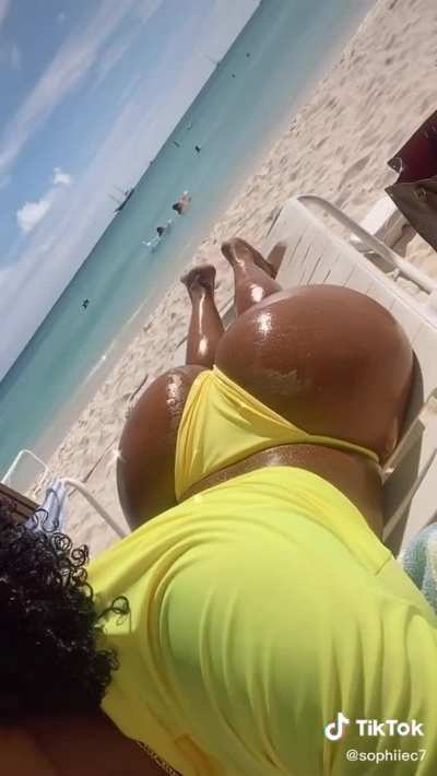 On the beach (wait for it)