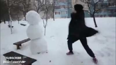 How to fight a snowman