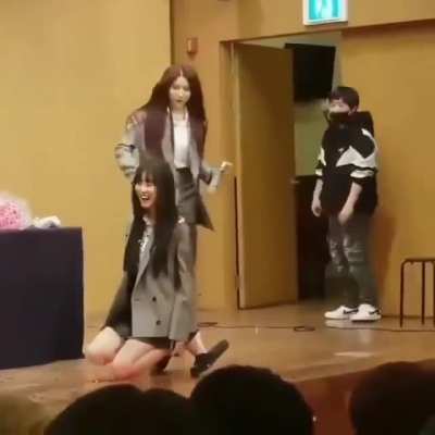 Yuju you are so cute. 😂