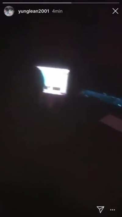 Carti in the studio with Yung Lean during the making of Yayo
