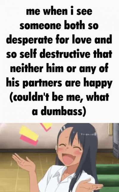 couldnt be me lmao