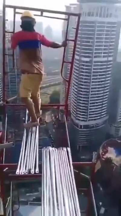 guy walking really far up
