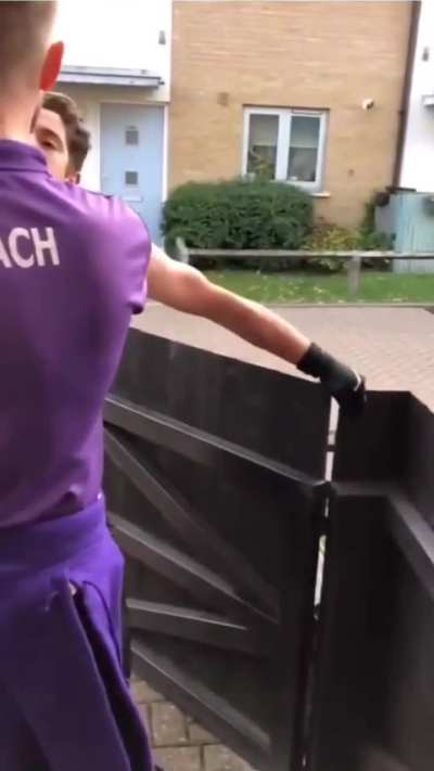 A drunk guy pushes this man&rsquo;s patience to the limit and finds out.