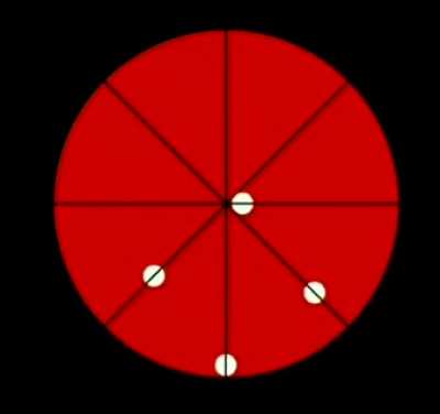 All the balls are moving in a straight line