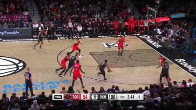 [Highlight] Brooklyn guard with the filthy double team split and crafty finish