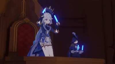 "Uh... shouldn't court cases be treated a little more seriously than that? Not to question Fontaine's way of doing things, it's just..."