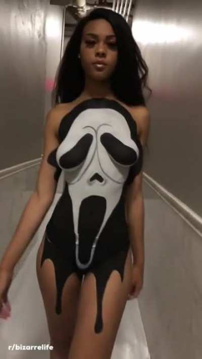 &ldquo;Scream&rdquo; body Art