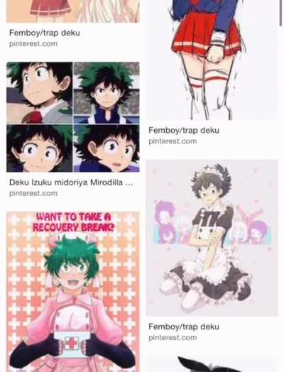 trap deku🤮 vs trap goku😎