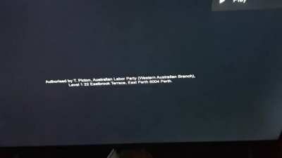 WA Labor setting a record with the speed of this authorisation message