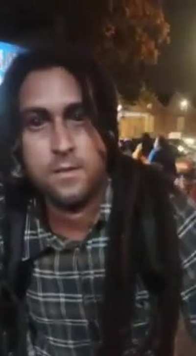 High on drugs.