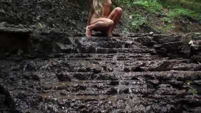 At The Waterfall
