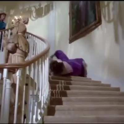 There was a TV show in the 1980s called Dynasty, stairs were a real issue.