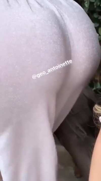 Gina's Snapchat of Geo's ass shake