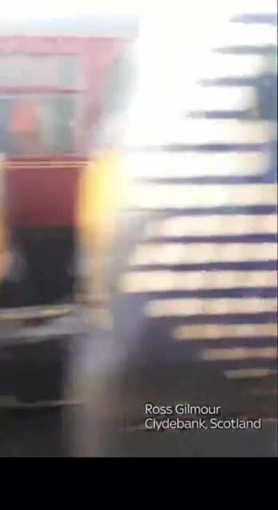Harry Potter fans disappointed as commuter train blocks view of Hogwarts Express