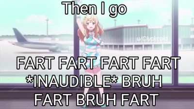 Anime girl fart 😣💨💨