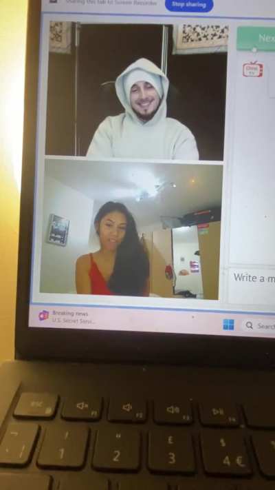 Analyzing the latency between a social prompt and a facial response....