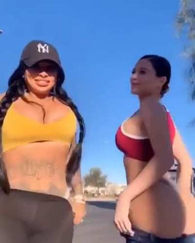 Lana Rhoades &amp;amp; Brittanya Razavi in public
