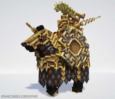 Wenn Tree Sentinel aus Elden Ring ein Minecraft-Mob w&auml;re