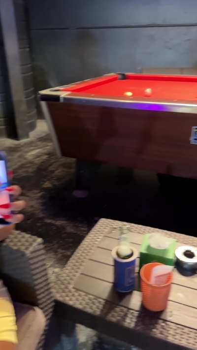 What would you do if you went into the restaurant and saw me that?