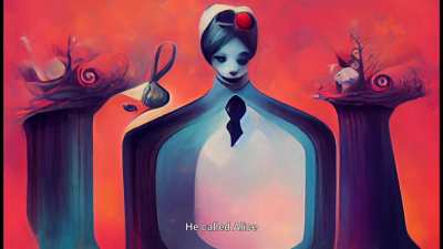 AI interpretation of "White Rabbit" by Jefferson Airplane