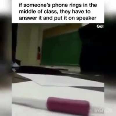 Teacher tries to teach students a lesson