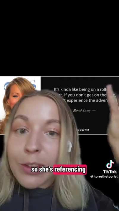 [Taylor Swift] is blatantly seeking to copy [Mariah Carey]