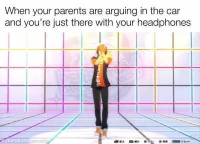 The headphones are the only thing protecting your innocence