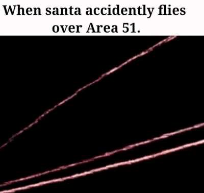 No trespassing Santa.