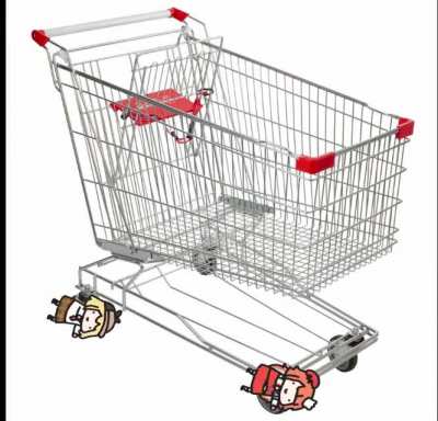 Shopping cart wheels be like: