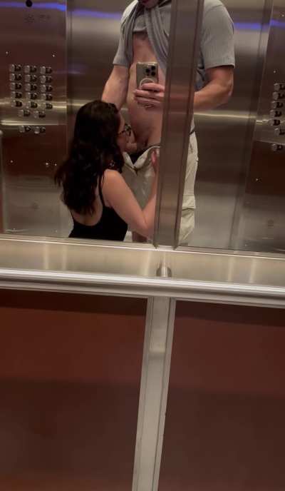 Wanna join me in the elevator?