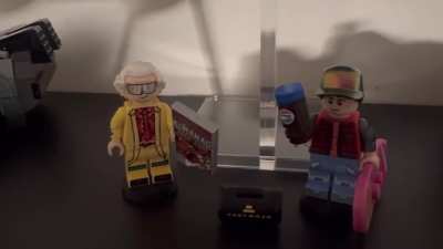 I posted my little Lego BTTF display about a month ago and thought I&rsquo;d post it again with some updates I&rsquo;ve made!