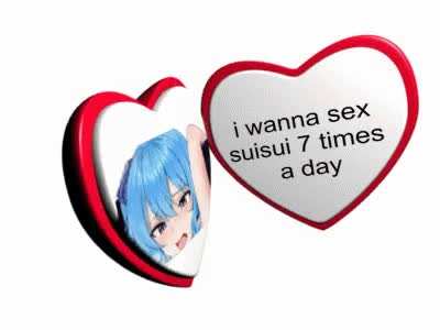 i can no longer contain my desires and i have gone mad from fantasizing about hoshimachi suisei please help me this is not a joke