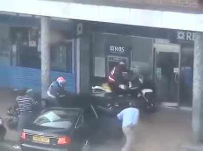 The "Flying squad" of UK police has a surprise for bank robbers