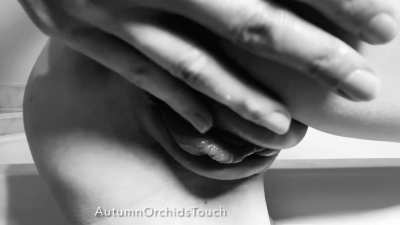 Slow motion manual stimulation of my gorgeous pumped pussy&hellip;