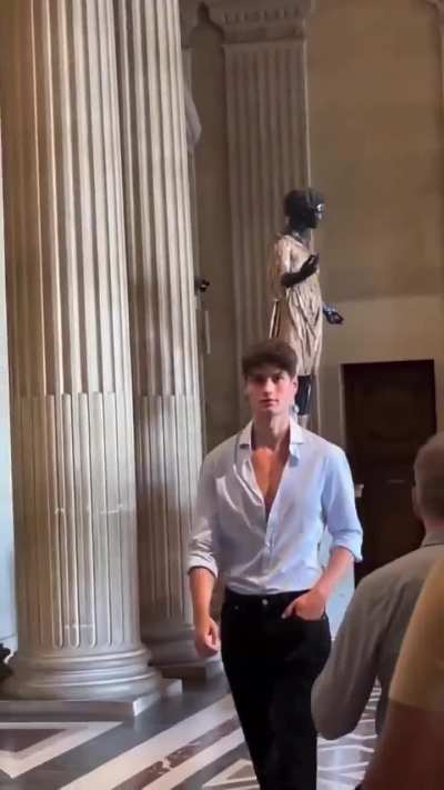 "take dressing seriously" you just put on a different shirt sir
