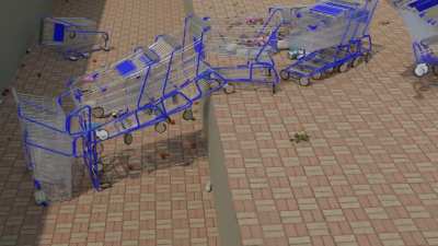 Shopping Cart Crash Simulation
