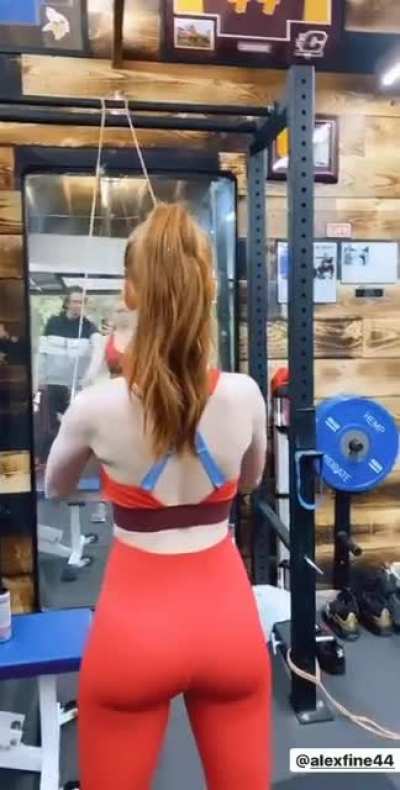 Workout in Red