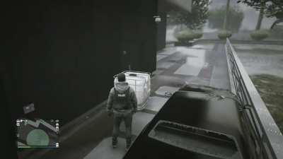 He thought he was in prop hunt I guess