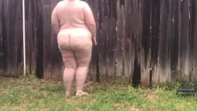 Naked Yogo (in view o(f) neighbors&rsquo; windows)