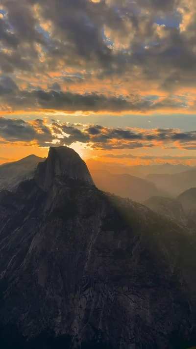 Sunrise at Glacier Point, Yosemite National Park, California