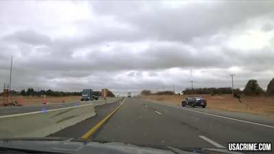 Newly Released Video Shows Oklahoma Highway Patrol Using Spike Strips That Lead To a Suspect's Fatal Crash