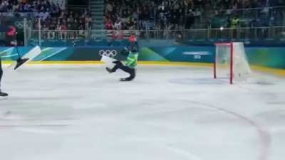 When you're on the ice crew but your older brother is on the production team
