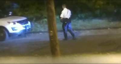 This cop littering in front of my apartment complex. (I was filming him because I watched his buddy do the same thing.)