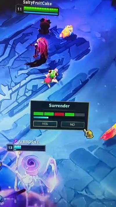 New surrender mechanic