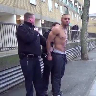 Getting arrested