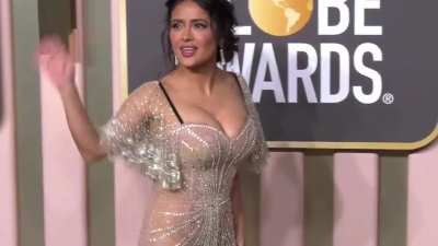 Salma Hayek (Golden Globe Arrivals 2023)