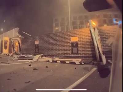 120mph Range Rover flew through the air before landing on Tube tracks