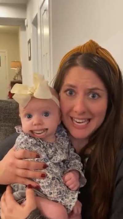 That baby surely can rap